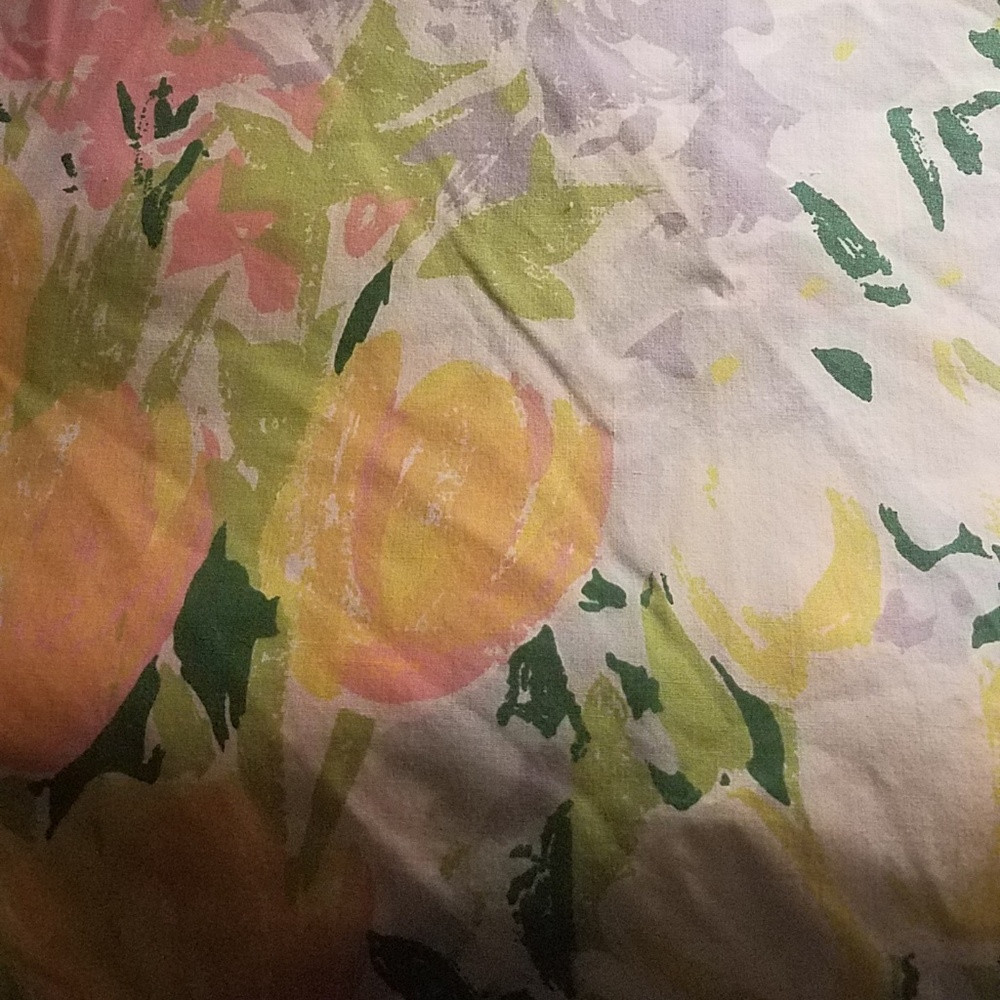 Stevens Utica spring bouquet twin flat sheet